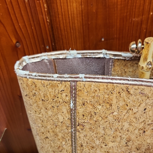 Lilly Pulitzer Tan and Cork Tote Bag with Rose Gold Lining - Picture 4 of 14